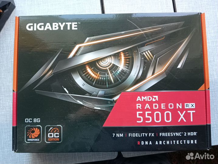 Видеокарта AMD Radeon 5500 XT
