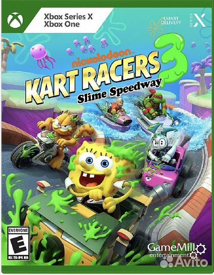 Nickelodeon kart racers 3 xbox ONE XS ключ