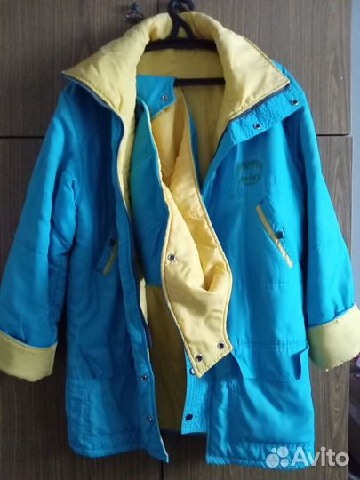 Пуховик женский 48 - 50 с капюшоном, бу