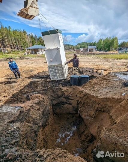 Септики в СПБ. Монтаж под ключ