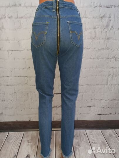 Джинсы женские скинни синие 46р