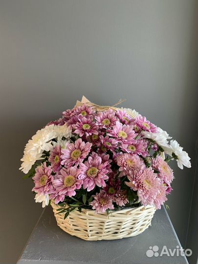 Хризантемы Букет хризантем Букет роз
