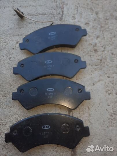 Тормозные колодки peugeot boxer, citroen jamper