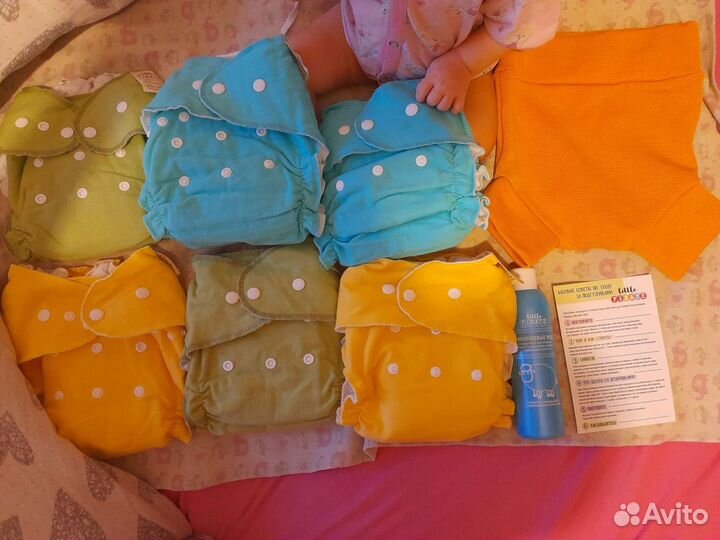 Многоразовые подгузники Little pirate новые