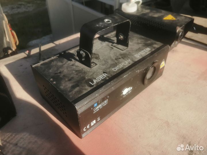 Дым машина, лазер