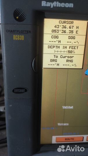 Картплоттер Raymarine Raytheon RC630