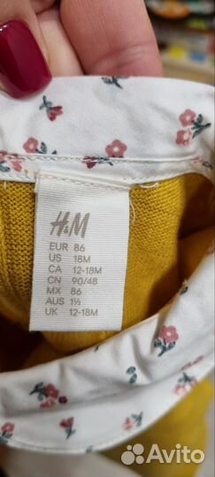 Кофта для девочки hm 86р