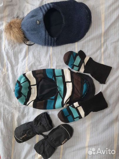 Комплект шлем и варежки kerry 48