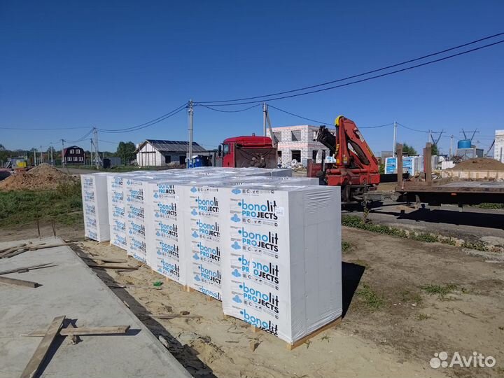 Газобетонные блоки Пеноблоки с завода Бонолит