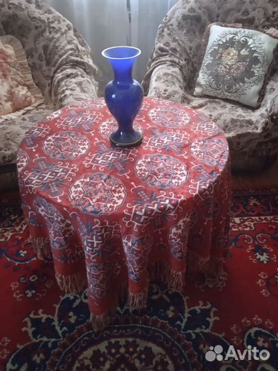 Скатерти велюровая и плюшевая СССР и винтаж