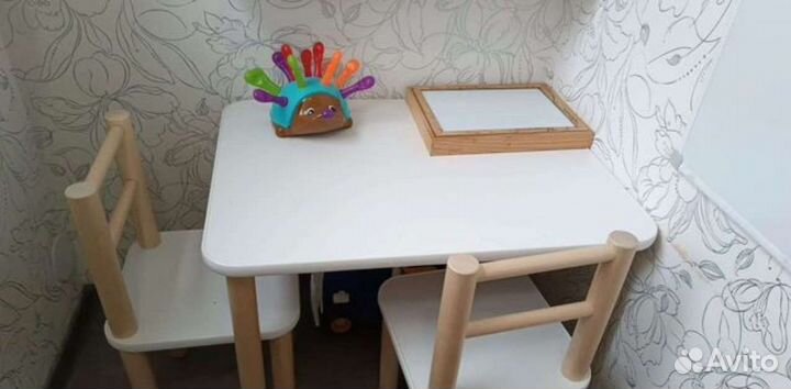Детский Стол и стул и табурет