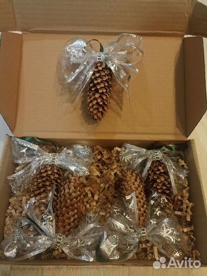 Елочные игрушки ручной работы(набор)