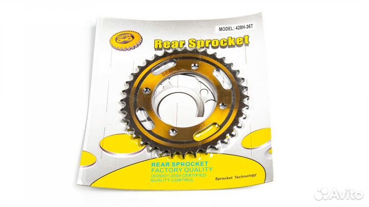 Венец, звезда ведомая (428H-36) SFR PIT bike 125-1