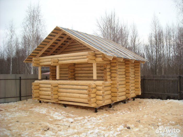 Срубы бань. Срубы домов из осины, сосны и липы