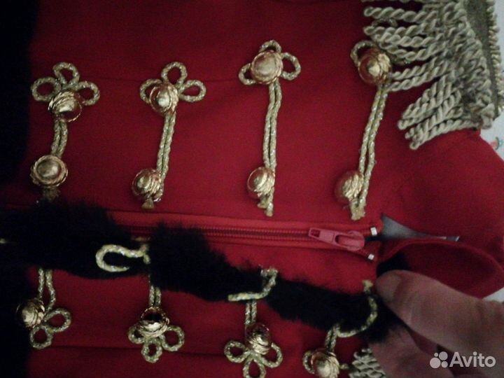 Прокат Новогодний костюм гусара/солдата