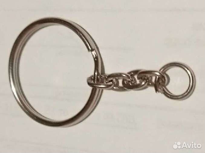 Брелок жетон цепочка кольцо медальон основа