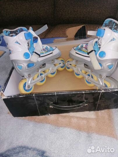 Роликовые коньки детские раздвижные