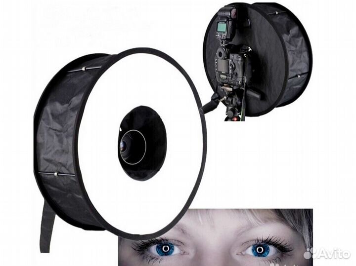 Софтбокс для портретов и макро съемок кольцевой