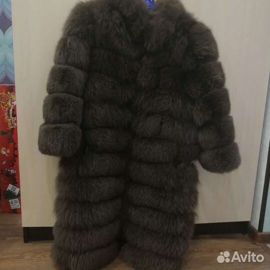 Шуба из песца