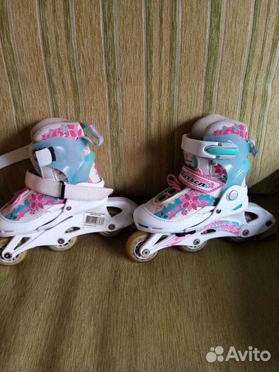 Роликовые коньки детские раздвижные