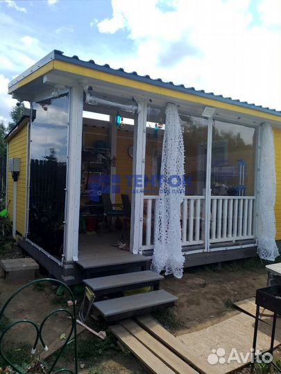 Мягкие окна для террас