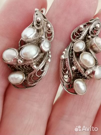 Комплект серьги, перстень