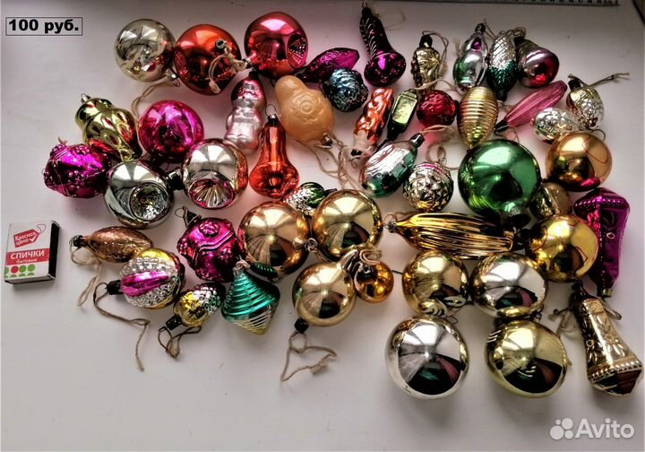 Елочные игрушки СССР