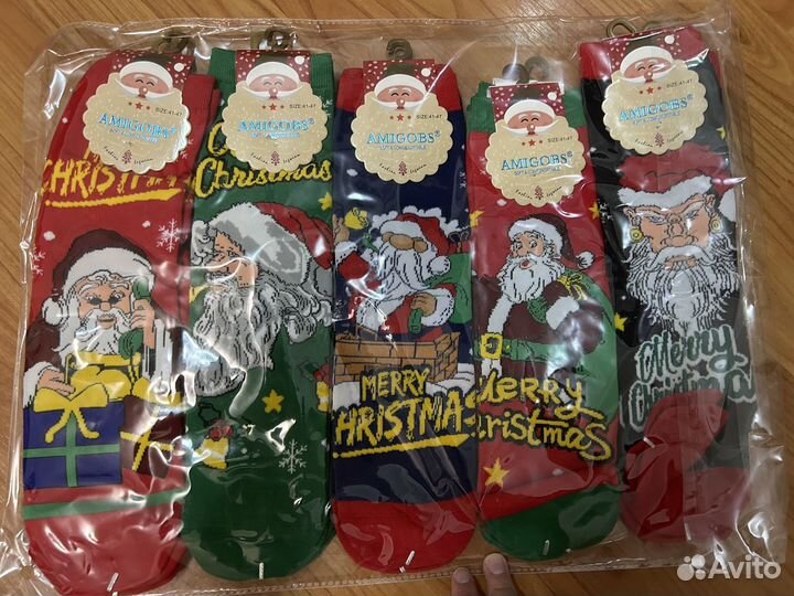 Новогодние носки