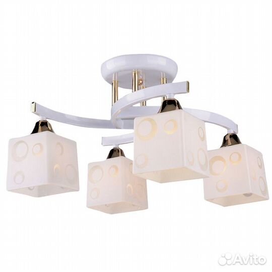 Люстра потолочная россвет Inge 4х60Вт Е27 металл б