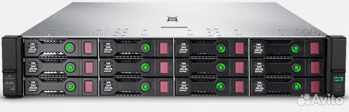 Сервер HPE DL380 Gen10 12LFF 2xGold 6138 64GB