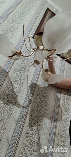 Люстра потолочная бу
