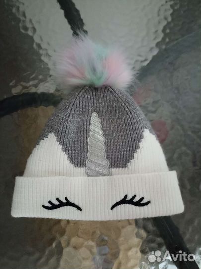 Шапка на девочку 2 года