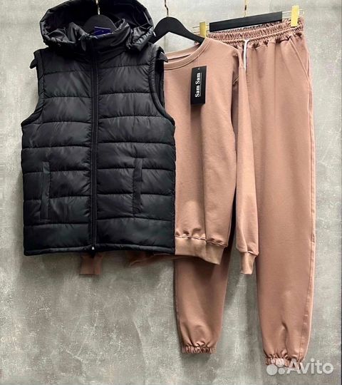 Спортивный костюм с жилеткой