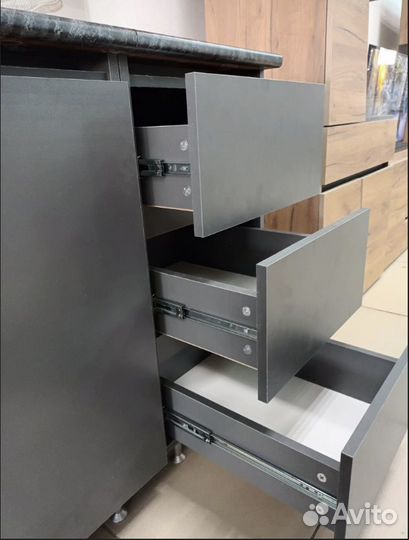 Кухня 2 метра челси графит