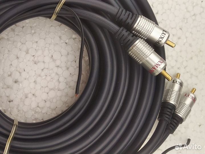 Межблочный кабель Luxmann 2RCA-2RCA, 5 метров