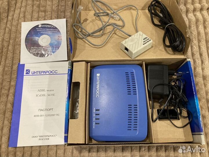 Adsl Модем Интеркросс icxdsl 5633 E