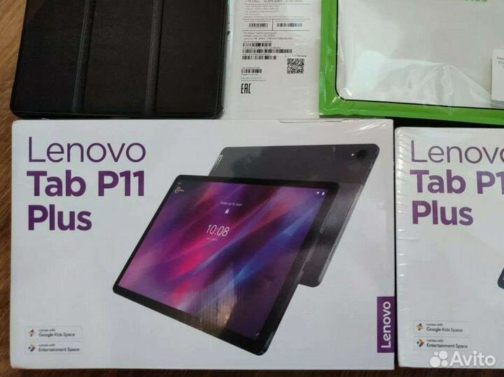 Lenovo Tab P11 Plus Wi-Fi 4/128GB Grey Ростест Чек