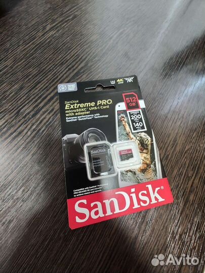 Sandisk Extreme Pro 512GB Карта памяти Microsd