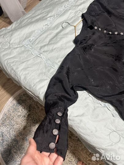 Платье из купры жаккард