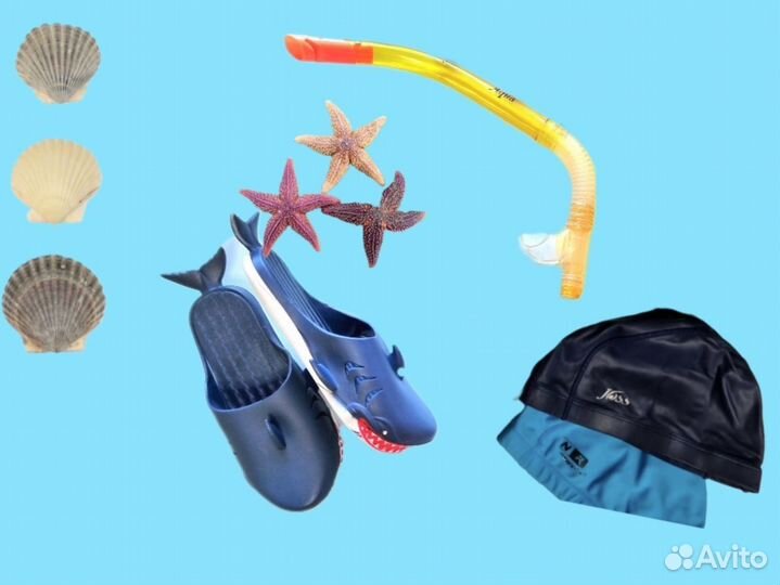 Шапочка для плавания нарукавники круг матрас