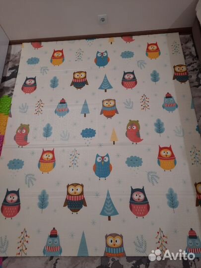 Складной детский коврик для ползания