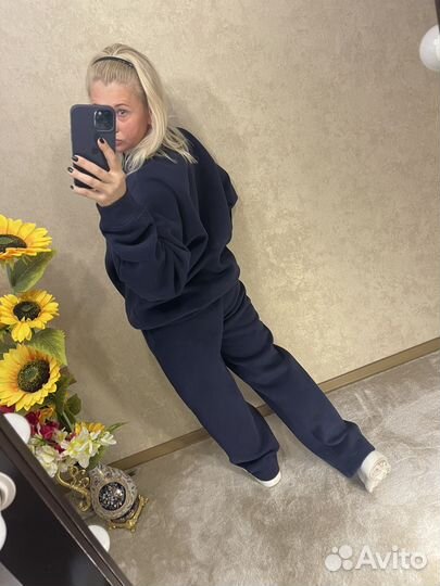 Спортивный костюм флис р:50-52