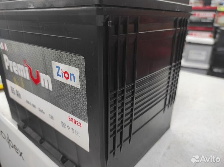 Аккумулятор 65Ач 600А Zion Asia 75D23L на японские