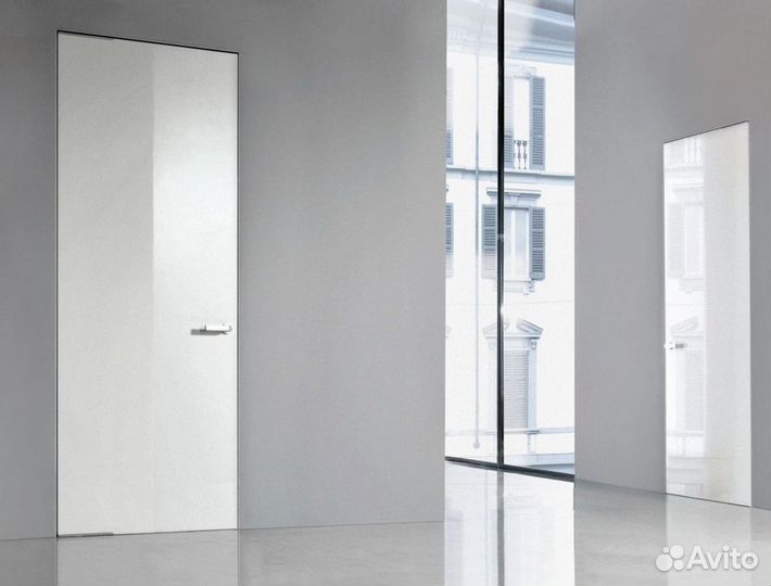 Межкомнатные двери скрытого монтажа эмаль