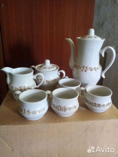 Кофейный сервиз керамика СССР