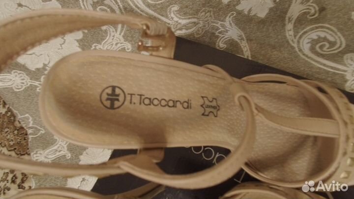 Босоножки T.taccardi 37-38. кожа