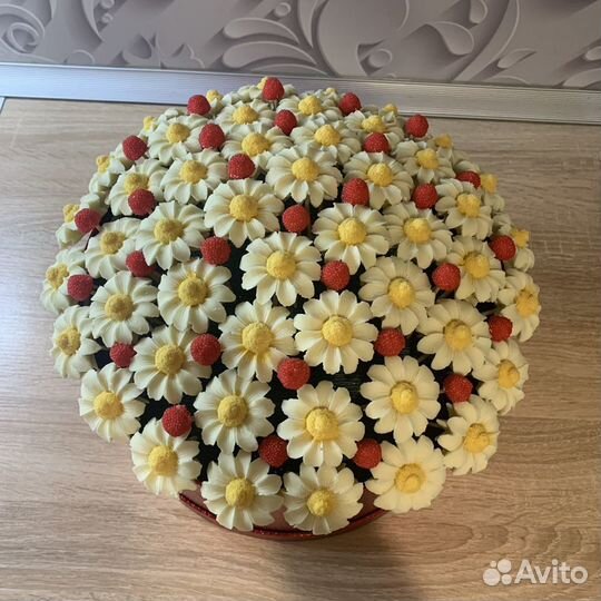 Шоколадные ромашки