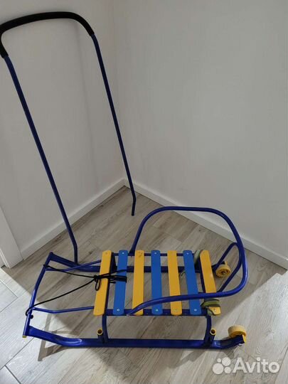 Детские санки с колесами