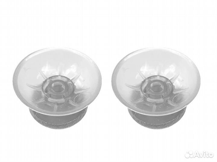 Запасные аналоговые стики DualShock 4 (прозрачные)