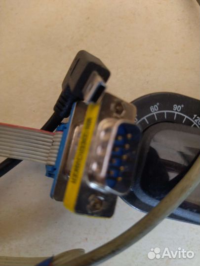 Кабель шнур мини USB угловой RS232 0.9 м